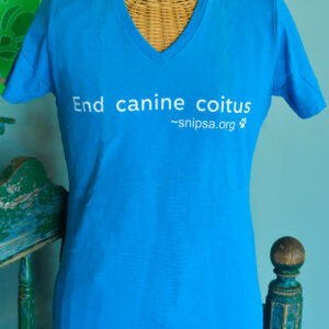 End Canine Coitus V-Neck T-Shirt